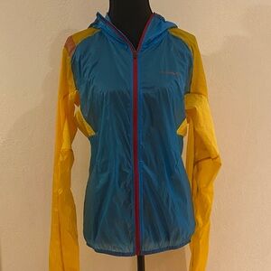La Sportiva Vibrant Blue and Yellow Utility Jacket